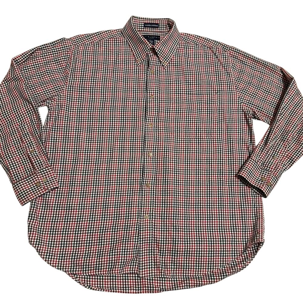 Ivy Crew Classics long sleeve button up short wrinkle resistant Mens Size L